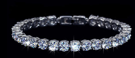 Stillettoo Brand Tennis Bracelet 0.5 carat (each stone)  Cubic Zirconia