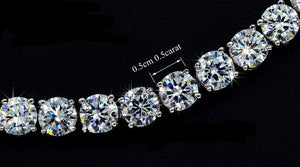Stillettoo Brand Tennis Bracelet 0.5 carat (each stone)  Cubic Zirconia