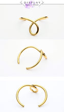 VAROLE Simple Lines Exaggerated cuff/Bangle Bracelet Gold/Silver