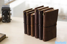 Stillettoo Brand presents Retro Traveler's Notebook Diary Journal  Handmade 100% leather, two sizes