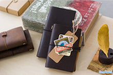 Stillettoo Brand presents Retro Traveler's Notebook Diary Journal  Handmade 100% leather, two sizes