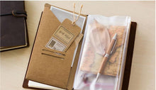 Stillettoo Brand presents Retro Traveler's Notebook Diary Journal  Handmade 100% leather, two sizes