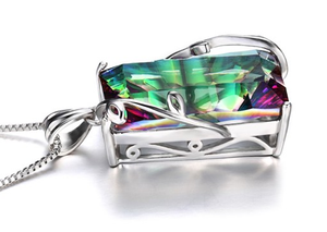 Stillettoo Brand Natural Topaz 15ct 925 Sterling Silver Fine Vintage Jewelry, chain not included