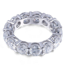 925 Sterling Silver Eternity ring 6mm 5A Zircon