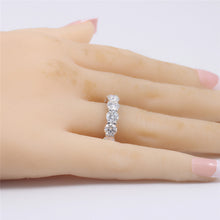 925 Sterling Silver Eternity ring 6mm 5A Zircon
