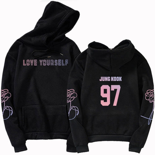 Sweatshirt Love yourself hoody sweatshirt