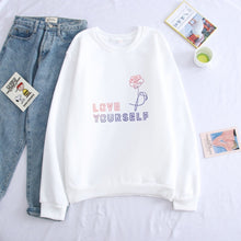 Sweatshirt Love yourself hoody sweatshirt