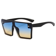 Square Oversized Sunglasses for Women Retro Big Frame UV400