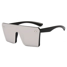 Square Oversized Sunglasses for Women Retro Big Frame UV400