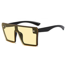 Square Oversized Sunglasses for Women Retro Big Frame UV400