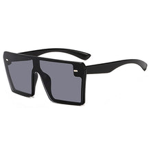 Square Oversized Sunglasses for Women Retro Big Frame UV400