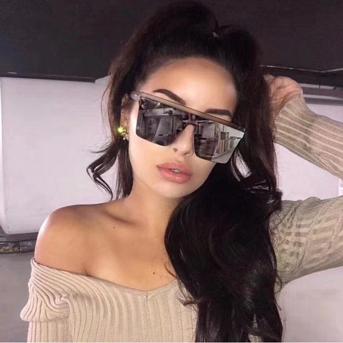 New Black Square Sunglasse Big Frame