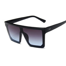 New Black Square Sunglasse Big Frame