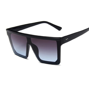 New Black Square Sunglasse Big Frame