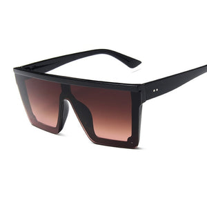 New Black Square Sunglasse Big Frame