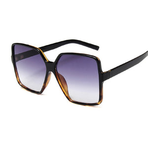 Black Square Oversized Sunglasses