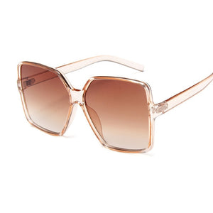 Black Square Oversized Sunglasses