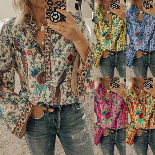 Women Peacock Print