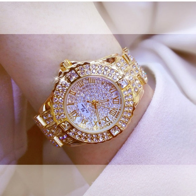 Women's Diamond Gold Watch