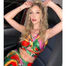 2021 sleeveless print bodycon midi dress spring summer