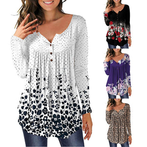 Floral Printed Tunic Shirt