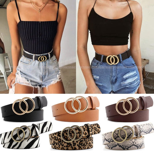 Woman's Double Ring  Belt