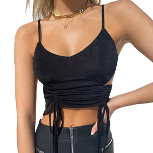 Women Solid Sexy Halter top Summer Streetwear