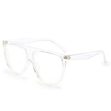 Flat Top Oversized Women Sunglasses UV400 Eyewear