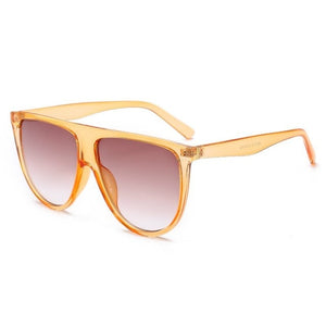 Flat Top Oversized Women Sunglasses UV400 Eyewear