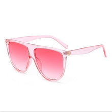 Flat Top Oversized Women Sunglasses UV400 Eyewear
