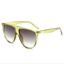 Flat Top Oversized Women Sunglasses UV400 Eyewear