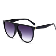 Flat Top Oversized Women Sunglasses UV400 Eyewear