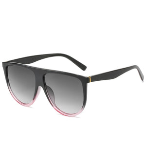 Flat Top Oversized Women Sunglasses UV400 Eyewear