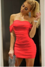 2021 Mesh Dress Off Shoulder Sexy Backless Night Club Party