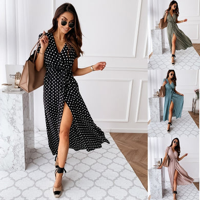 Women Dresses Summer 2021 Fashion Polka Dot