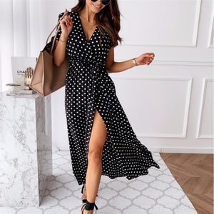 Women Dresses Summer 2021 Fashion Polka Dot