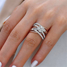 Luxury Crystal vintage ring