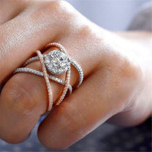 Luxury Crystal vintage ring