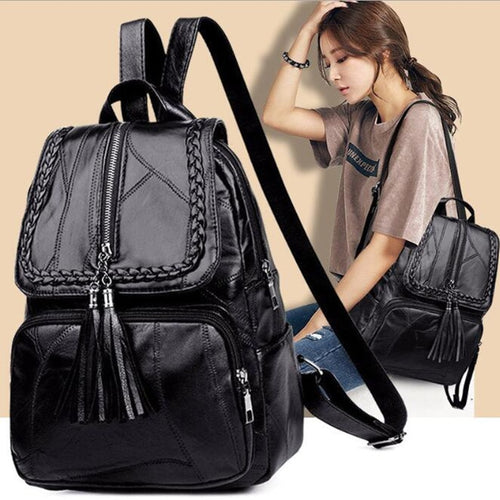 2021 Women's PU leather backpack