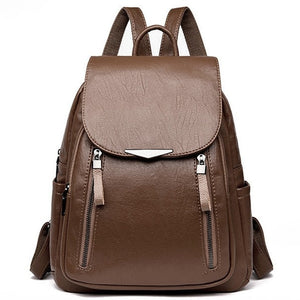 2021 Women's PU leather backpack