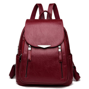 2021 Women's PU leather backpack