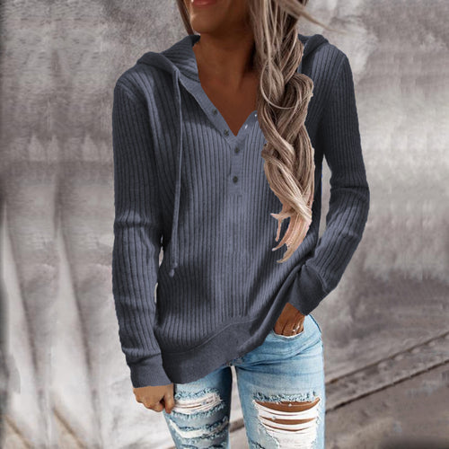 Winter Loose Knit Open Neck Long Sleeve Sweater