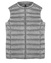 2017 winter women's jacket 90% real white duck down, sleeveless