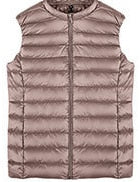 2017 winter women's jacket 90% real white duck down, sleeveless