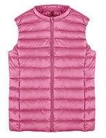 2017 winter women's jacket 90% real white duck down, sleeveless
