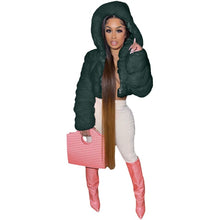 S-2XL Hooded Coat Women 2021 Winter Top Fashion Pink FAUX Fur Coat "Elegant"