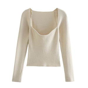 2021 new women's knitting sweater