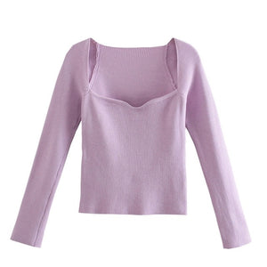 2021 new women's knitting sweater
