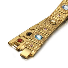 Stainless Steel Bio Energy Bracelet Health Magnetic