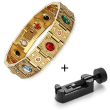 Stainless Steel Bio Energy Bracelet Health Magnetic